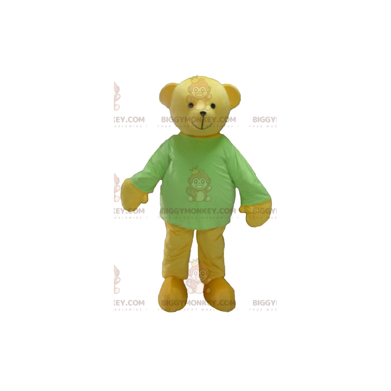 BIGGYMONKEY™ Costume da mascotte Orsacchiotto giallo con BIGGYMONKEY™ Costume da mascotte Orsacchiotto giallo con
