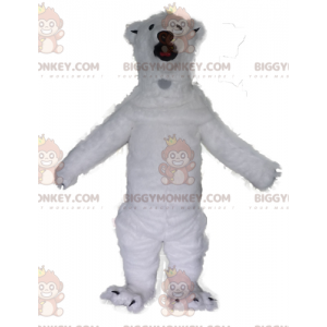 Velmi působivý a realistický kostým maskota bílého ledního