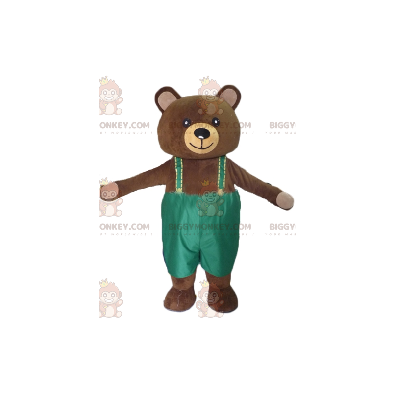 Disfraz de mascota BIGGYMONKEY™ Oso de peluche marrón grande Disfraz de mascota BIGGYMONKEY™ Oso de peluche marrón grande