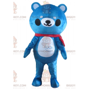 Sinivalkoinen Nalle BIGGYMONKEY™ maskottiasu - Biggymonkey.com