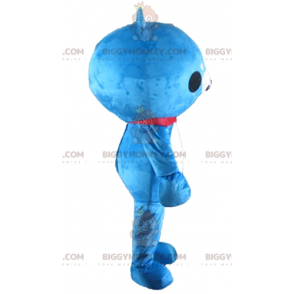 Blue and White Teddy Bear BIGGYMONKEY™ Mascot Costume –
