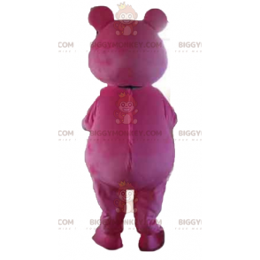 Pink og hvid bamse BIGGYMONKEY™ maskotkostume - Biggymonkey.com