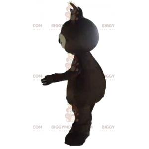 Kostým hnědého a hnědého medvídka BIGGYMONKEY™ maskota –