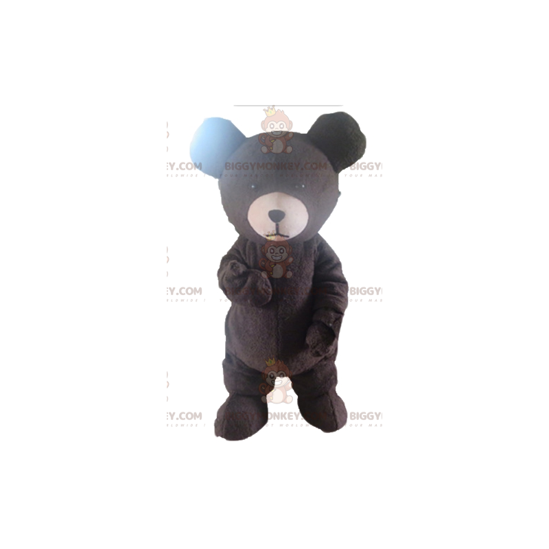 BIGGYMONKEY™ Stor brun och vit björnmaskotdräkt - BiggyMonkey BIGGYMONKEY™ Stor brun och vit björnmaskotdräkt - BiggyMonkey