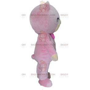 Kostým růžového a béžového medvídka BIGGYMONKEY™ maskota - Maskot medvěda - BIGGYMONKEY_02599 - BiggyMonkey.com