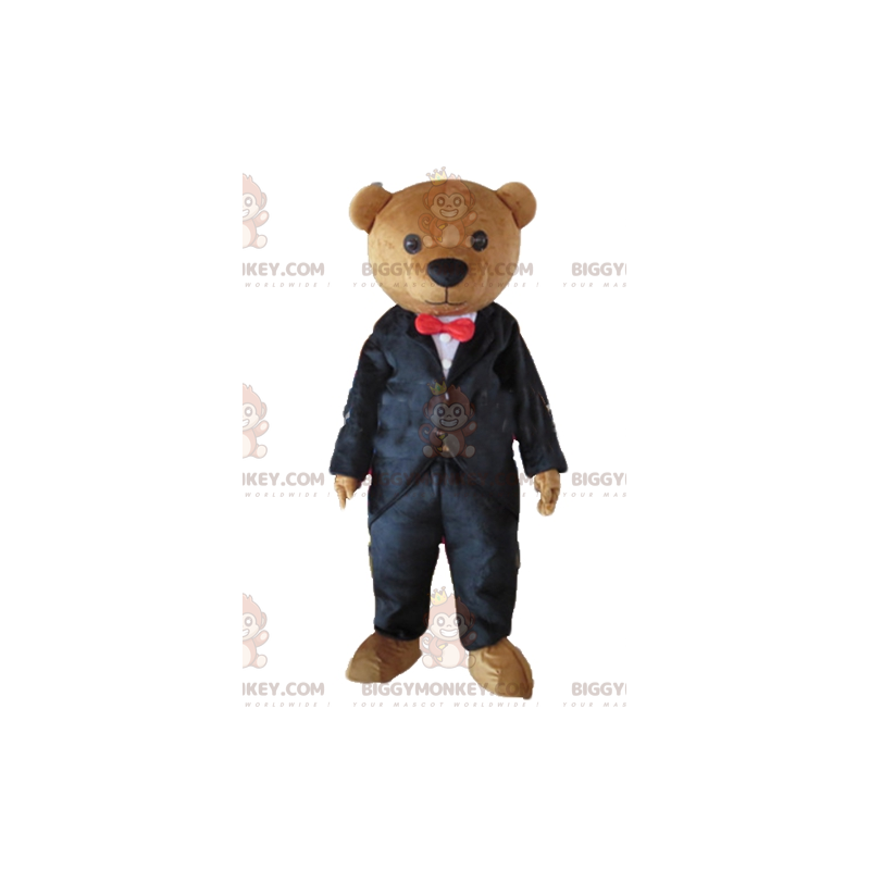 Traje de mascote marrom BIGGYMONKEY™ de ursinho de pelúcia Traje de mascote marrom BIGGYMONKEY™ de ursinho de pelúcia