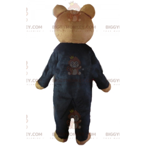 Traje de mascote marrom BIGGYMONKEY™ de ursinho de pelúcia