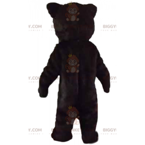 Costume de mascotte BIGGYMONKEY™ d'ours noir et marron à l'air