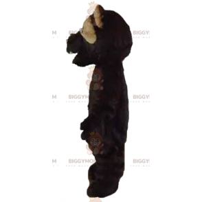 BIGGYMONKEY™ Mascot Costume of Roaring Black and Brown Bear - Bear mascot - BIGGYMONKEY_02603 - BiggyMonkey.com