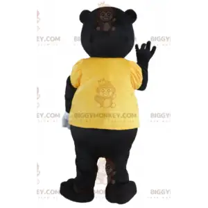 Černobílá oranžová Kostým mývala skunka BIGGYMONKEY™ maskota –