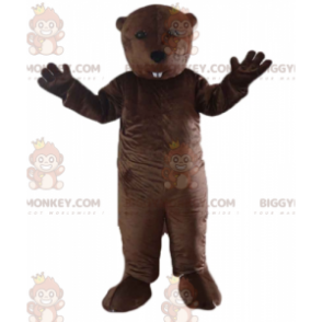 Kostium maskotki gryzonia brunatnego bobra Świstaka BIGGYMONKEY™ - Zwierzęta leśne - BIGGYMONKEY_02607 - BiggyMonkey.com
