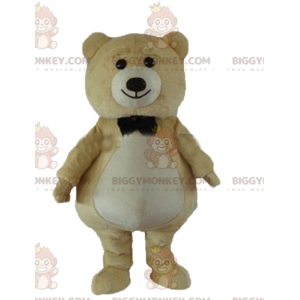 BIGGYMONKEY™ Disfraz de mascota de osito de peluche beige y
