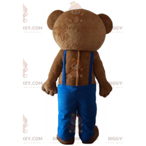 Traje de mascote de ursinho de pelúcia BIGGYMONKEY™ com macacão