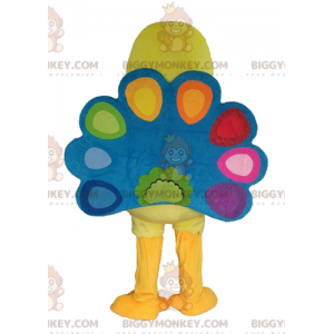 BIGGYMONKEY™ Costume da mascotte giallo pavone canarino con