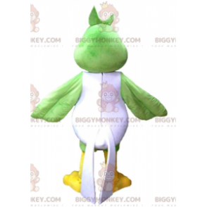 BIGGYMONKEY™ Maskottchen-Kostüm für große lächelnde grüne
