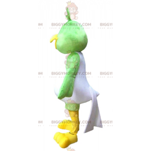 BIGGYMONKEY™ Big hymyilevä vihreä valkoinen ja keltainen lintu