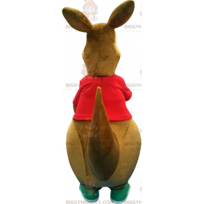 Στολή μασκότ Big Brown Kangaroo BIGGYMONKEY™ - Μασκότ καγκουρό - BIGGYMONKEY_0263 - BiggyMonkey.com