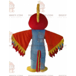 Kostium maskotki BIGGYMONKEY™ Wielokolorowy ptak z piórami na głowie - Maskotki zwierząt - BIGGYMONKEY_02634 - BiggyMonkey.com
