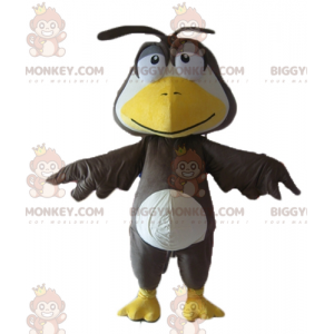 BIGGYMONKEY™ Big Baby Bird Costume mascotte nero bianco e