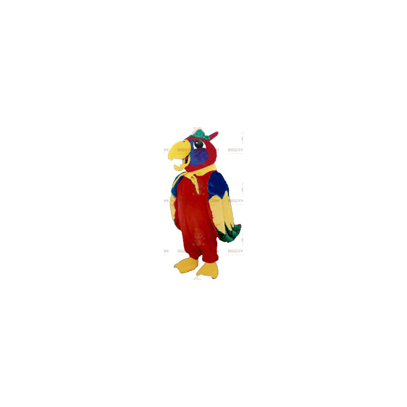 Farverig papegøje BIGGYMONKEY™ maskotkostume - Biggymonkey.com