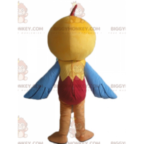 Yellow Blue and Red Chick Hen BIGGYMONKEY™ Mascot Costume -