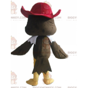 Στολή μασκότ αετού BIGGYMONKEY™ Brown Vulture Eagle με καπέλο