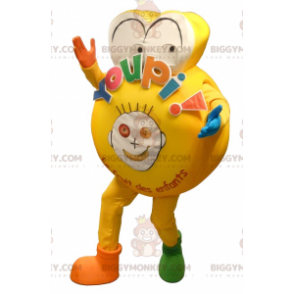 Fedt gul BIGGYMONKEY™ Børnemaskotkostume - Biggymonkey.com