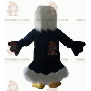 All Hairy Blue White and Yellow Eagle BIGGYMONKEY™ Mascot