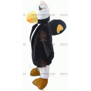  BIGGYMONKEY™ Costume da tucano pappagallo nero bianco e giallo - Animali della giungla - BIGGYMONKEY_02644 - BiggyMonkey.com