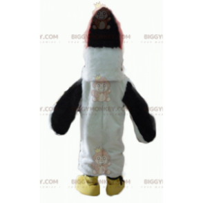 BIGGYMONKEY™ Traje de mascota de hermoso pájaro blanco y negro