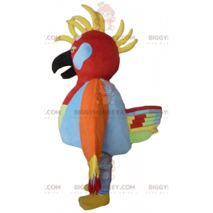 Disfraz de mascota BIGGYMONKEY™ Pájaro multicolor con plumas en la cabeza - Mascotas animales - BiggyMonkey.com