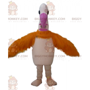 BIGGYMONKEY™ kæmpe struds flamingo maskot kostume -