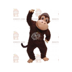 Brauner Schimpansen-Affe BIGGYMONKEY™ Maskottchen-Kostüm
