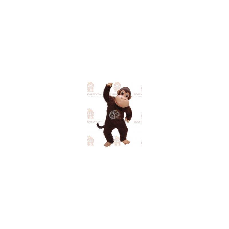 Brun chimpanseabe BIGGYMONKEY™ maskotkostume - Biggymonkey.com