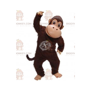 Brauner Schimpansen-Affe BIGGYMONKEY™ Maskottchen-Kostüm -