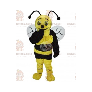 Costume da mascotte BIGGYMONKEY™ ape gialla e nera -