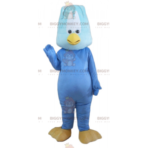 Disfraz de mascota BIGGYMONKEY™ de pollito azul gigante