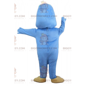 Αστεία στολή μασκότ Giant Blue Chick Bird BIGGYMONKEY™ -