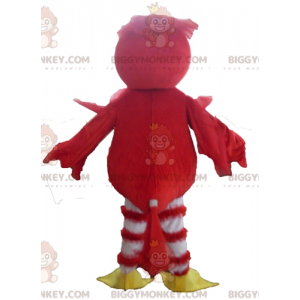 BIGGYMONKEY™ Red Yellow and White Duck Bird Mascot Costume –