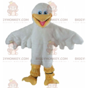 Στολή μασκότ BIGGYMONKEY™ Seagull με λευκή και κίτρινη πάπια - Μασκότ πάπιας - BIGGYMONKEY_02663 - BiggyMonkey.com