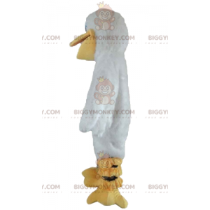 Στολή μασκότ BIGGYMONKEY™ Seagull με λευκή και κίτρινη πάπια - Μασκότ πάπιας - BIGGYMONKEY_02663 - BiggyMonkey.com