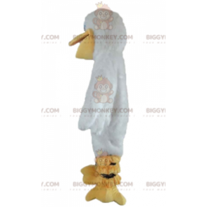 Στολή μασκότ BIGGYMONKEY™ Seagull με λευκή και κίτρινη πάπια - Μασκότ πάπιας - BIGGYMONKEY_02663 - BiggyMonkey.com