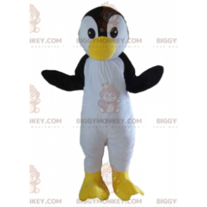 Disfraz de mascota Penguin Black White and Yellow Bird