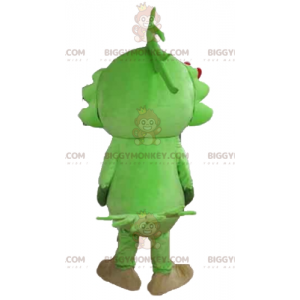 Costume de mascotte BIGGYMONKEY™ de perroquet de toucan vert