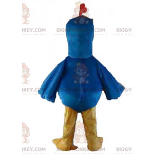 BIGGYMONKEY™ Blue Yellow Orange Pigeon Bird Mascot Costume -