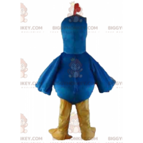 BIGGYMONKEY™ Blauw Geel Oranje Duif Vogel Mascotte Kostuum - Dierlijke mascottes - BIGGYMONKEY_02671 - BiggyMonkey.com
