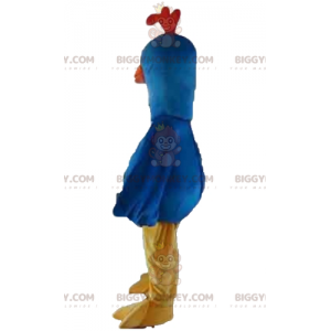 BIGGYMONKEY™ Sininen Keltainen Oranssi Pigeon Bird Maskottiasu