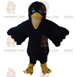 BIGGYMONKEY™ Kæmpe blød gul kragemaskotkostume - Biggymonkey.com