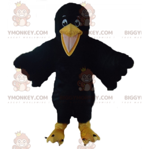 Kostým obřího měkkého maskota žluté vrány BIGGYMONKEY™ –