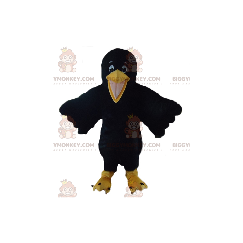 Disfraz de mascota de cuervo gigante amarillo suave Disfraz de mascota de cuervo gigante amarillo suave